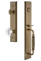 Grandeur Hardware
FAVFGRBOR
Fifth Avenue One-Piece Handleset with F Grip and Bordeaux Knob