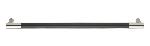 RockwoodRM3812_33NoirMet Push Bar 1-1/4 in. Diam. Black Anodized Grip w/ Contrasting Ends and Po